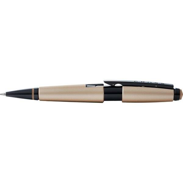 Rollerball Edge Mattbeige, PVD, mit Gel-Mine-1
