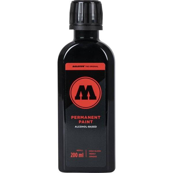 PERMANENT PAINT 200ml signalschwarz-0