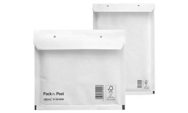 MAILmedia Luftpolster-Versandtaschen, Typ 20/K, weiß, 44 g (8711122)-0