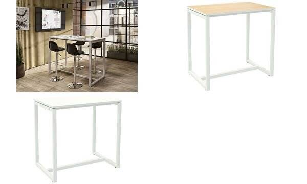 Easydesk - Tisch - rechteckig - weiß-1