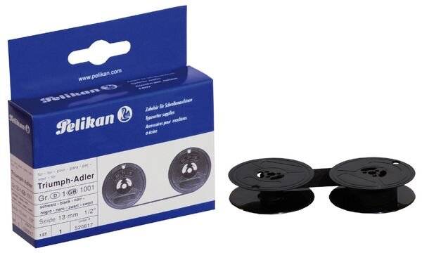 Pelikan Farbband, Gruppe 51 S+U/2, Nylon, schwarz/rot (3581573)-3