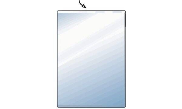 HETZEL Ausweishülle, PVC, 1-fach, 0,17 mm, Format: DIN A8