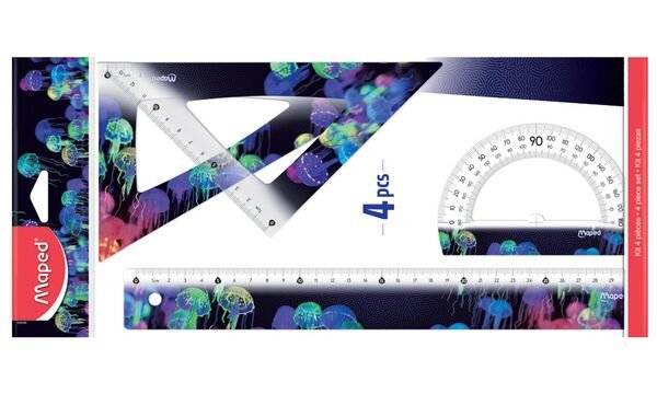 Maped Geometrie-Set DEEPSEA PARADISE, 4-teilig (82981833)-1