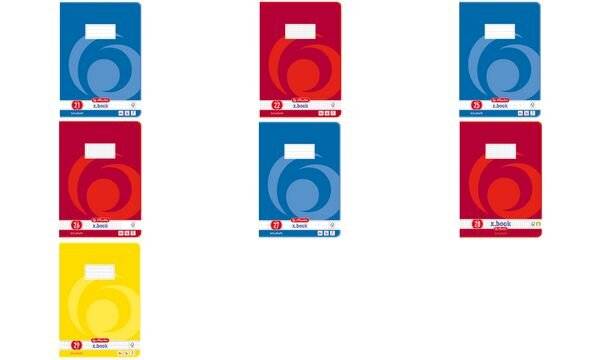 Herlitz 3322500, Blau, 16 Blätter, Liniertes Papier, A4, Klammerbindung, Papier-2