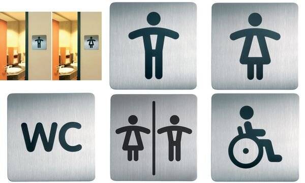 DURABLE Piktogramm PICTO "WC Herren", quadratisch-2
