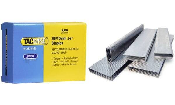 TACWISE Schmalrückenklammern 90/20 mm verzinkt, 5.000 Stück (65900098)