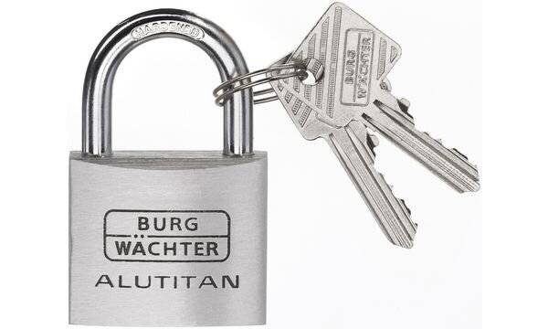 BURG-WÄCHTER Vorhängeschloss-Set Alutitan DUO 770 40 (6490293)-0