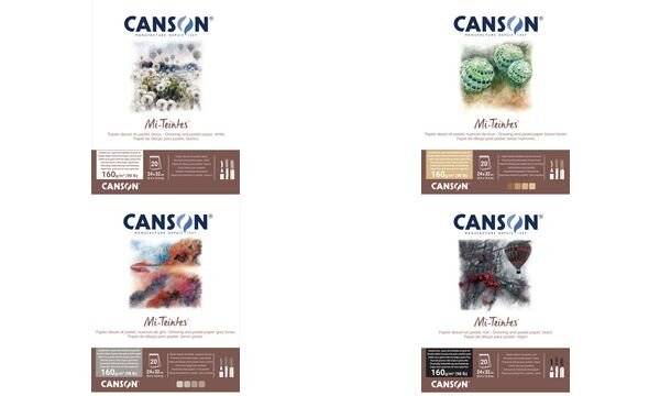 CANSON Zeichenpapier Mi-Teintes, im Block, 240 x 320 mm (5299157)-0