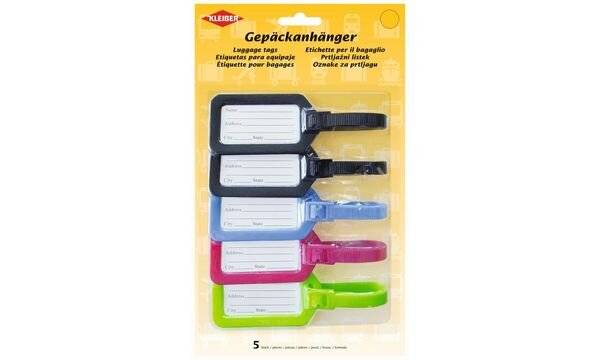 KLEIBER Gepäckanhänger, 5er Set, farbig sortiert (53500204)-1