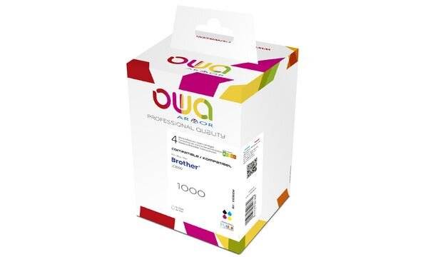Armor OWA Multi-Pack Tinte K10350OW ersetzt brother LC-985BK/C/M/Y Inhalt 1 x - Kompatibel - Schwarz-2