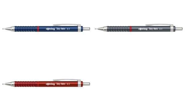 rotring Feinminenstift Tikky Retro, 0,7 mm, grau (5021383)-0