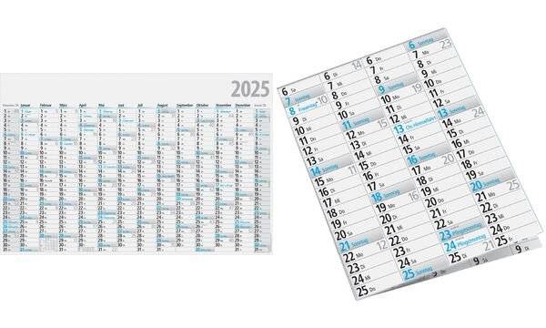rido idé Plakatkalender, 1.020 x 680 mm, gefalzt, 2024 (6250385)