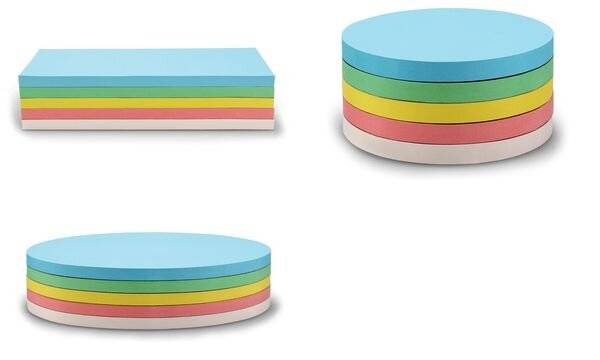 magnetoplan Moderationskarten Kreise, selbstklebend, 95 mm (70002179)