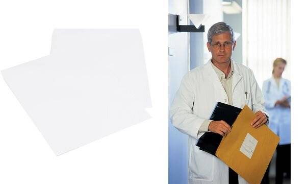 GPV Röntgenfilmtaschen, Kraftpapier, 375 x 450 mm, weiß-1