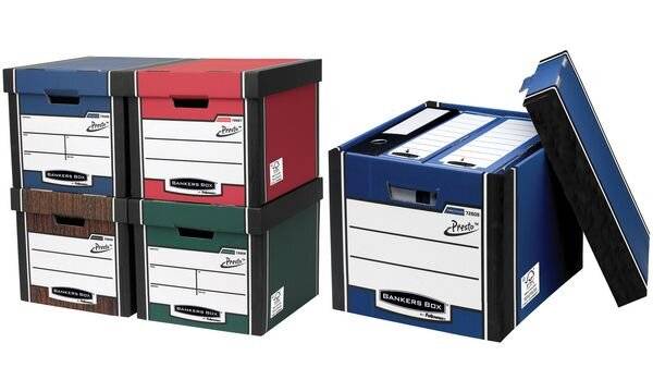 Archivbox hoch Premium BxHxT 34,2x30,3x40cm blau-1