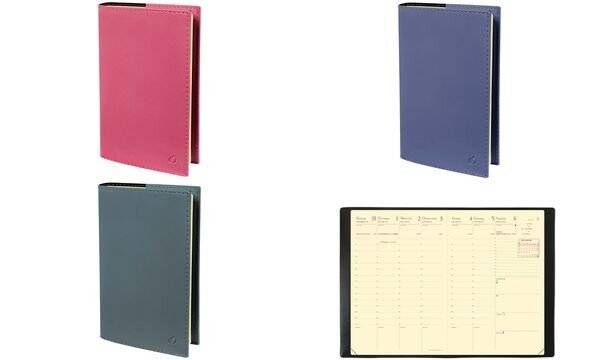 Kalender Geschäftbus Prestige 10x15cm Soho rosa 2027-2