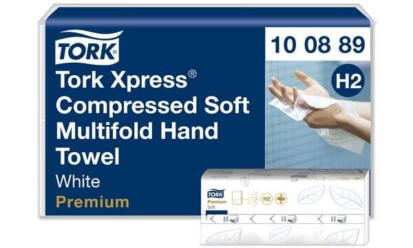Papierhandtuch Express Premium 100888 H2 Interfold 2-lagig 32x21,2cm 12x170 Stück-2