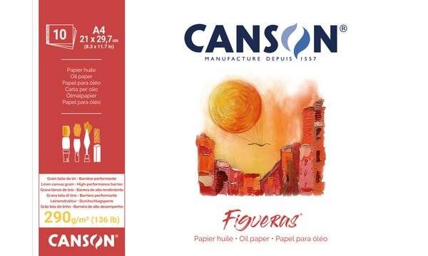 CANSON Zeichenpapierblock "Figueras", 420 x 594 mm, 290 g/qm-1