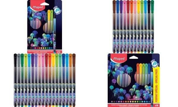Maped Fasermaler DEEPSEA PARADISE, 12er Kartonetui (82844403)-1