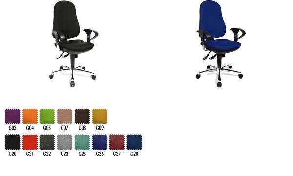 Topstar Bürodrehstuhl "Support SY Deluxe", schwarz-2