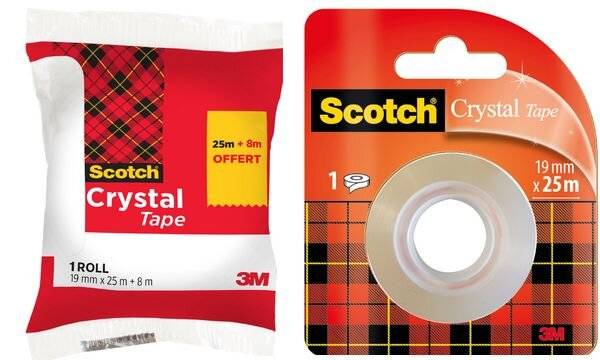 Scotch Klebefilm Crystal, transparent, Vorteilspack-1