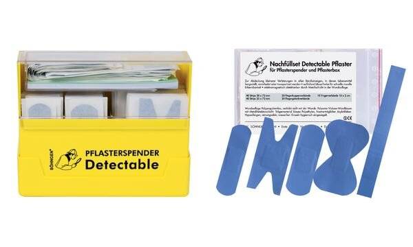 SÖHNGEN® Pflasterspender Detectable, 130 Pflasterverb. in 5 Größen, 160x122x57mm-3