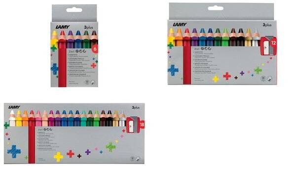 LAMY 3-in-1 Buntstifte 3plus, 6er Kartonetui-1