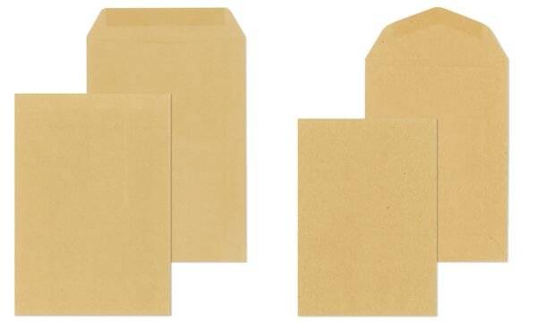 MAILmedia Lohntüten / Lohnbeutel DIN C7, Natron braun (8710943)