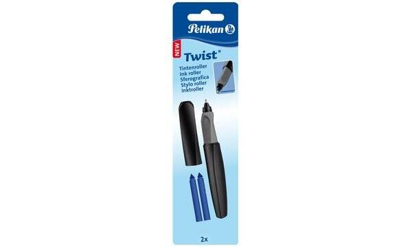 Pelikan Twist Tintenroller Black, schwarz/grau (56947093)-0