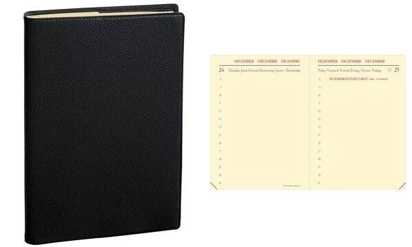 Kalender Miniday 7x10cm Impala schwarz 2027-2