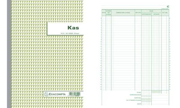 EXACOMPTA Kasboek 297 x 210 mm, 50 vel, doorschrijf-1