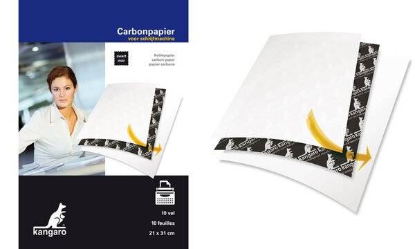 kangaro Kohlepapier, DIN A4+, 100 Blatt, schwarz (62340085)