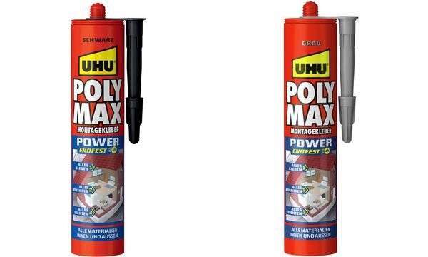 UHU Montagekleber POLYMAX POWER ENDFEST, grau, 425 g-1