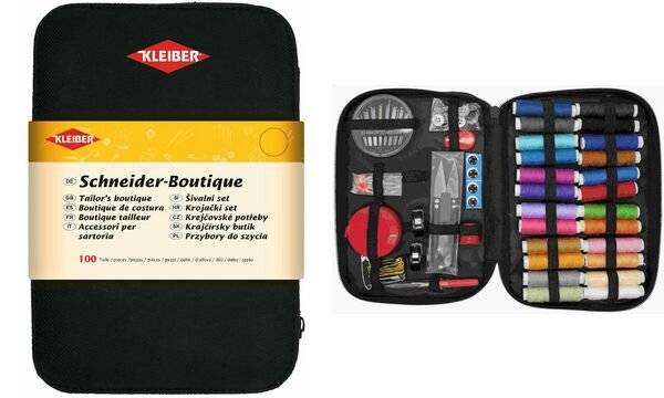 KLEIBER Schneider-Boutique, 100-teilig, im schwarzen Etui-1