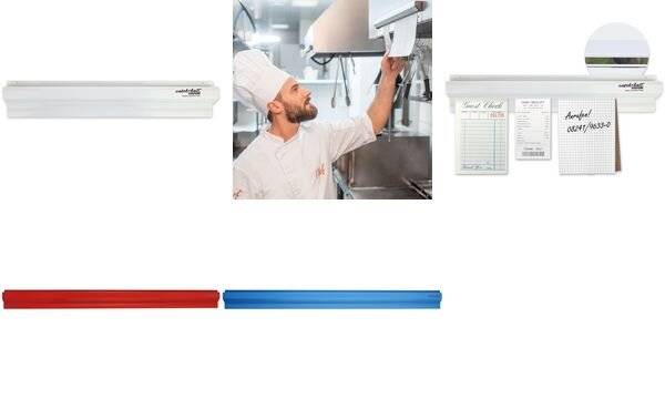 HYGOSTAR Wandklemmschiene Catch-ball-System Notebord, rot (6495873)-0