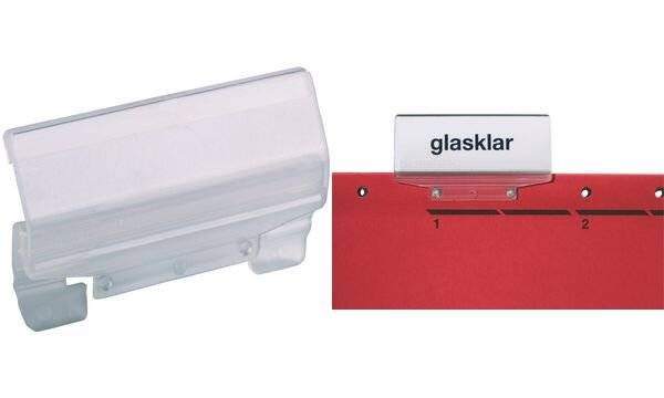 LEITZ Vollsichtreiter, PP, (B)60 x (H)33 mm, transparent-2
