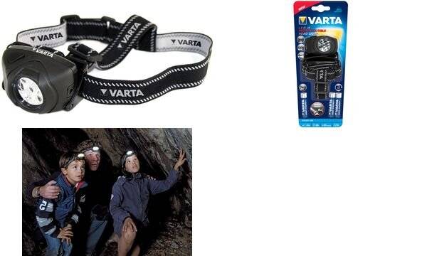 Varta X5 LED Stirnlampe batteriebetrieben 35 lm 40 h 17730101421-3