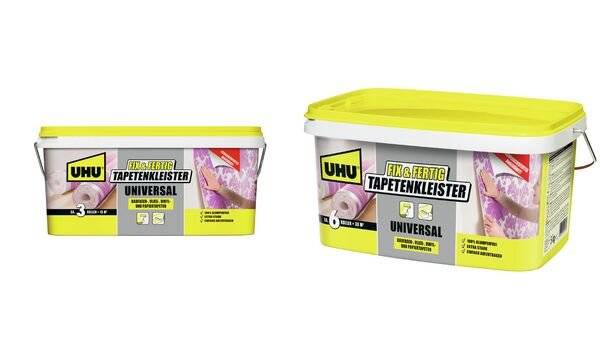 UHU Fix & Fertig Tapetenkleister Universal, 2,5 kg Eimer (5664828)-1