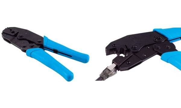 FLEXLINE Crimpzange für Rundkabel/Interlock RJ45 Stecker (22229840)-0