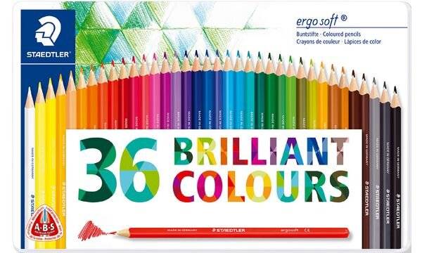 STAEDTLER ergosoft 157 - Farbstift - gemischte Farben (Packung mit 36)-2