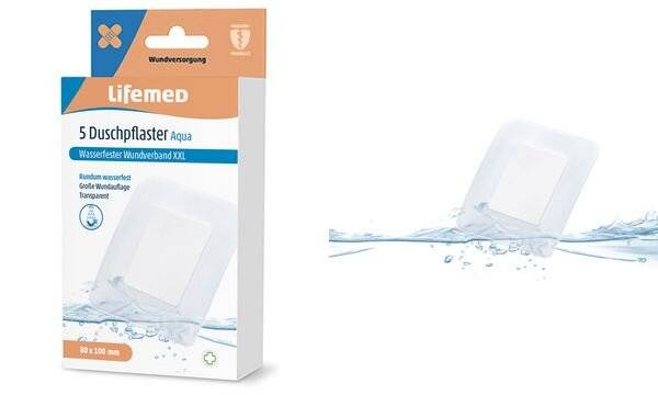 Lifemed Duschpflaster "Aqua XXL", transparent-1