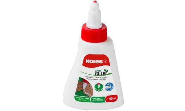 Kores Bastelkleber "whiteGLUE", lösungsmittelfrei, 60 ml (5675816)-0