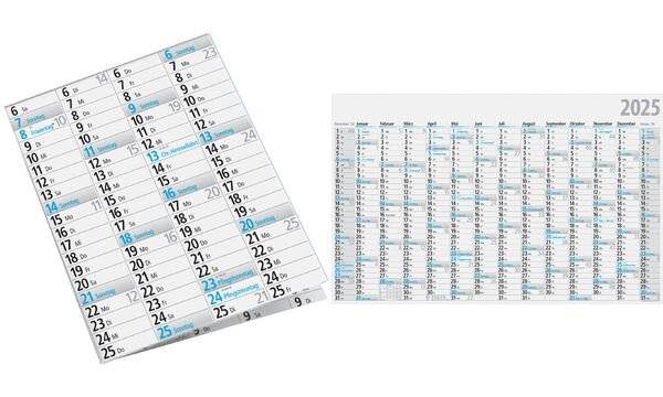 rido idé Plakatkalender, 1.210 x 770 mm, gefalzt, 2024 (6250386)