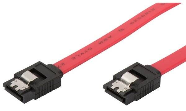 Digitus Festplatten Anschlusskabel [1x SATA-Buchse 7pol. - 1x SATA-Buchse 7pol.] 0.75 m Rot-3