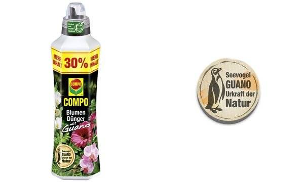 Blumendünger mit Guano 1,3 l-2