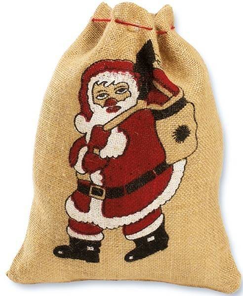 folia Jutesack "Weihnachtsmann", (B)250 x (H)350 mm (57905924)-1