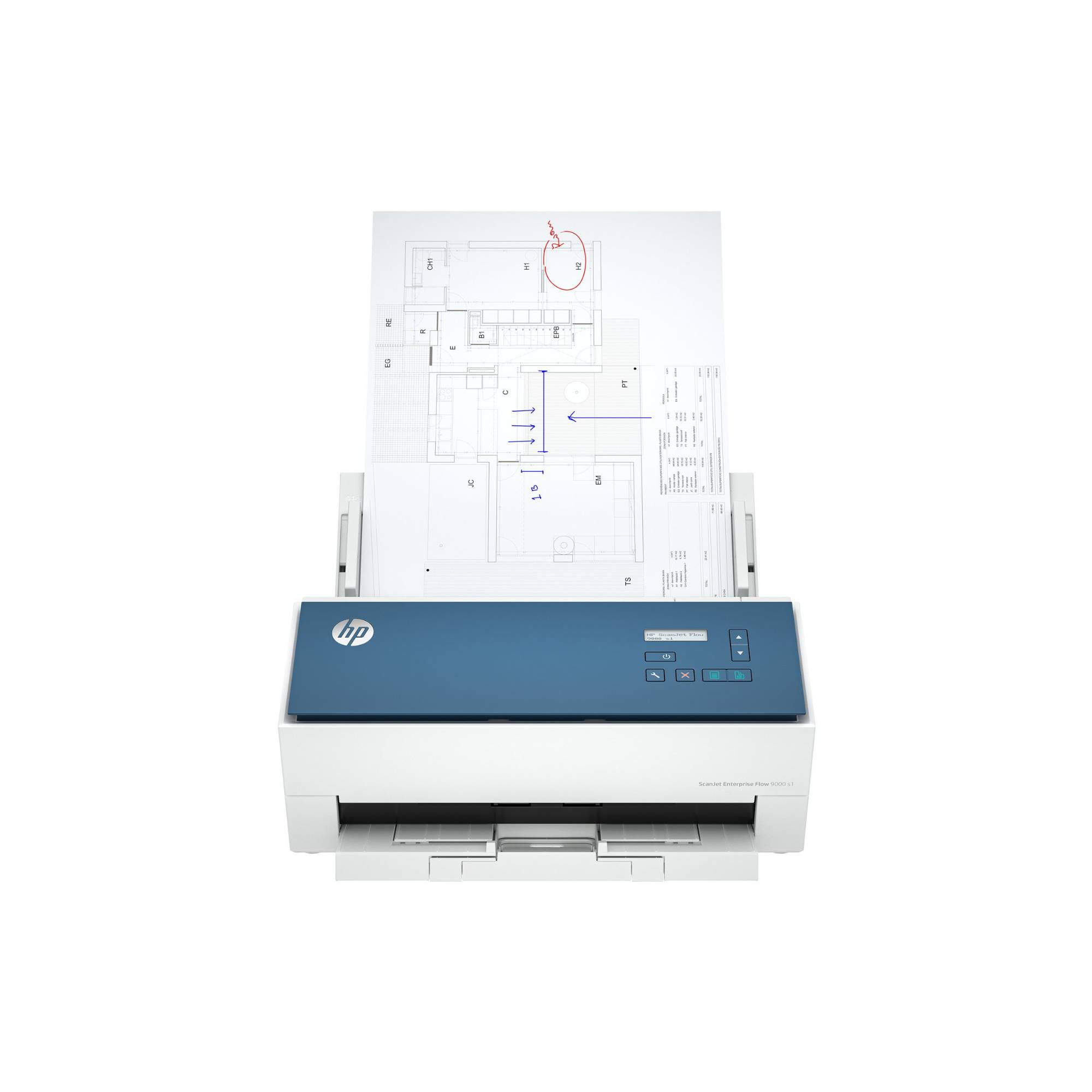 HP ScanJet Enterprise Flow 9000 s1 - Dokumentenscanner - CMOS / CIS - Duplex - A3/Ledger - 600 dpi x-2
