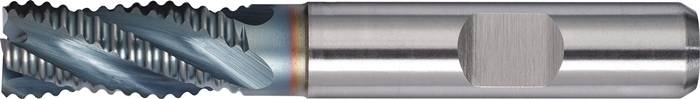 Schaftfräser DIN 844 Typ NR D.14mm Einsatz-L.36mm HSS-Co5 TiCN Weldon TW-0