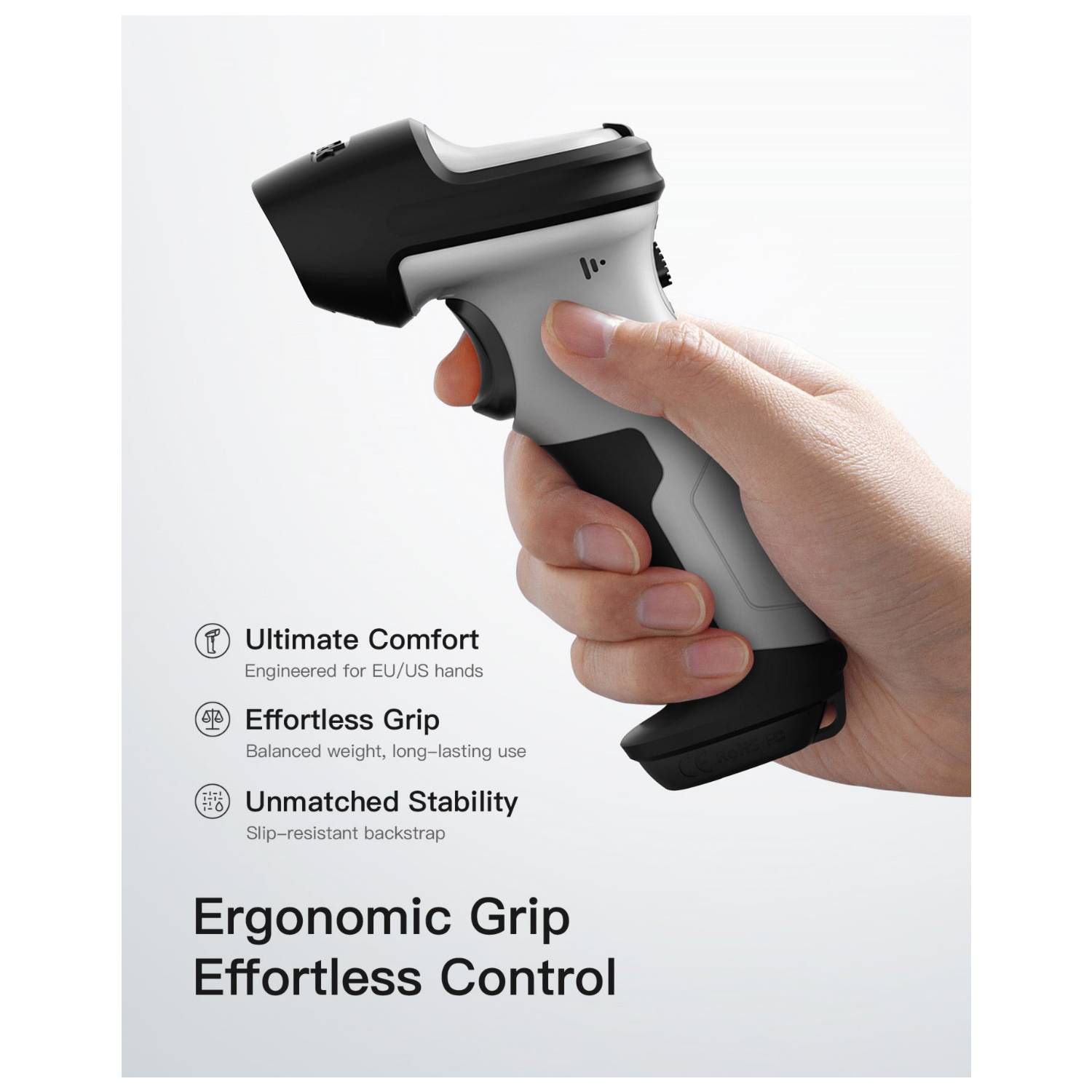 Inateck Barcodescanner 70 AI gray[BCST-70-AI_gray] - Barcode-Scanner-0