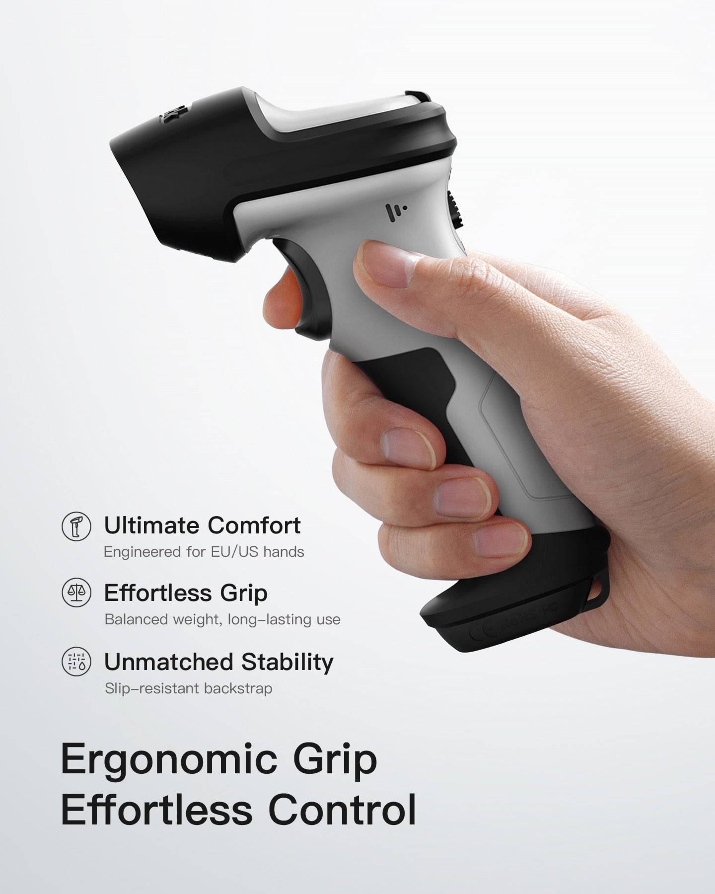 Inateck Barcodescanner 70 AI gray[BCST-70-AI_gray] - Barcode-Scanner-4